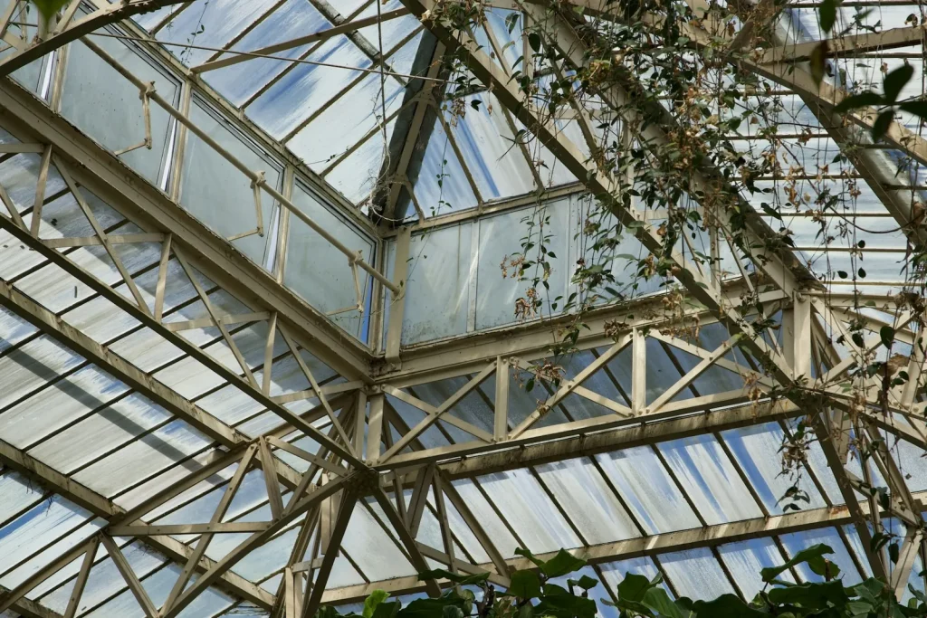 Verrière en acier et verre
